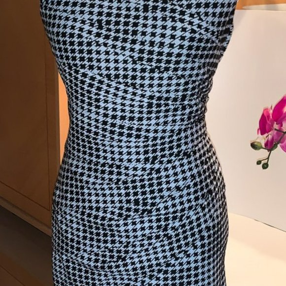 NWT JESSICA SIMPSON HOUNDSTOOTH SHEATH DRESS 8 - Picture 4 of 6
